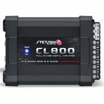 Módulo Stetsom Cl800 Amplificador Full Range 800w 4 canais 2 Ohms