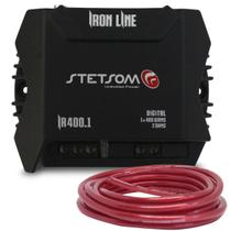 Módulo Stetsom IR400.1 400 Watts RMS 1 Canal 2 Ohms 5 Metros Cabo Bateria 6mm Technoise Módulo Stetsom IR400.1 400 Watts RMS 1 Canal 2 Ohms 5 Metros Cabo Bateria 6mm Technoise