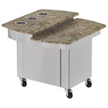 Modulo Talher e Pratos Gastromaq Linha GFly Granito Amarelo GFLY MTP