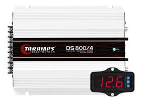 Módulo Taramps DS800x4 800w + Voltímetro Taramps VTR1000