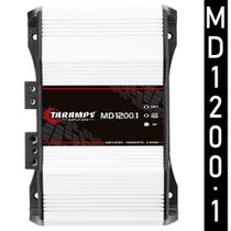 Modulo Taramps MD 1200.1 1200w RMS 2 Ohms 1 Canal Automotivo
