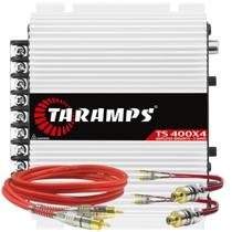 Módulo Taramps Ts400 + Rca Blindado 5mt + 2 Cabos Y Flexível