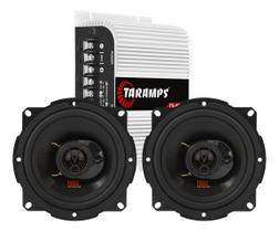 Módulo Taramps TS400x4 Fio + Par de Alto Falantes 5 JBL FLEX4 5TRFX55 - 110 Watts Rms