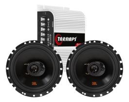 Módulo Taramps TS400x4 Fio + Par de Alto Falantes 6 JBL FLEX4 6TRFX55 - 110 Watts Rms