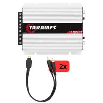 Módulo Taramps Ts800x4 2 Ohms + 02 Cabo Y 2 Macho E 1 Fêmea