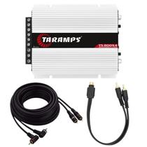 Módulo Taramps TS800x4 2 Ohms + Cabo RCA 5 Metros + Cabo Y 2 Machos / 1 Fêmea Módulo Taramps TS800x4 2 Ohms + Cabo RCA 5 Metros + Cabo Y 2 Machos / 1 Fêmea