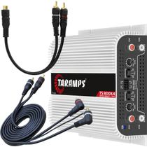 Módulo Taramps TS800x4 2 Ohms + Cabo RCA KX3 1,5 Metros + Cabo Y 2 Machos / 1 Fêmea Módulo Taramps TS800x4 2 Ohms + Cabo RCA KX3 1,5 Metros + Cabo Y 2 Machos / 1 Fêmea