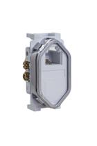 Módulo Telefone RJ11 Cromado Novara Dicompel Módulo Telefone RJ11 Cromado Novara Dicompel