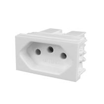 Módulo Tomada 10A 250V Linha Vivaz Ilumi - 75140 Módulo Tomada 10A 250V Linha Vivaz Ilumi - 75140