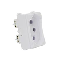 Módulo Tomada 10A 2P+T Branca I9 95140 Ilumi