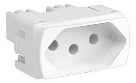 Modulo Tomada 10A 3 Pinos Schneider Miluz Modulo Tomada 10A 3 Pinos Schneider Miluz