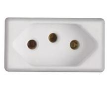 Modulo Tomada 10a Branca 2pt Tramontina Liz Modulo Tomada 10a Branca 2pt Tramontina Liz