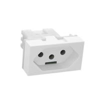 Módulo Tomada 10A Branco Modulare Fame