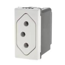 Modulo Tomada 10A Fundo Movel Pial Plus+ Legrand Branca 615041BC Modulo Tomada 10A Fundo Movel Pial Plus+ Legrand Branca 615041BC