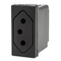 Modulo Tomada 10A Fundo Movel Pial Plus+ Legrand Preta 615041PT