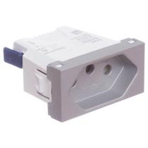 Módulo Tomada 2 Pinos + Terra 10 Amperes 250 Volts Borne Automático Alumínio Orion - S70205174 - SCHNEIDER