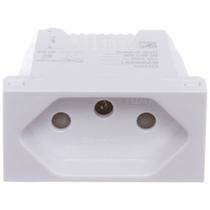 Módulo Tomada 2 Pinos + Terra 10 Amperes 250 Volts Branco Orion S70202104 Schneider Modulo Tomad Módulo Tomada 2 Pinos + Terra 10 Amperes 250 Volts Branco Orion S70202104 Schneider Modulo Tomad