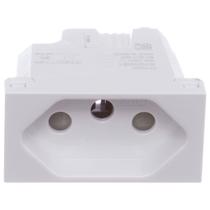 Módulo Tomada 2 Pinos + Terra 20 Amperes 250 Volts Branco Orion - S70203104 - SCHNEIDER