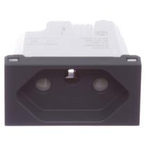 Módulo Tomada 2 Pinos + Terra 20 Amperes 250 Volts Grafite Orion - S70203194 - SCHNEIDER