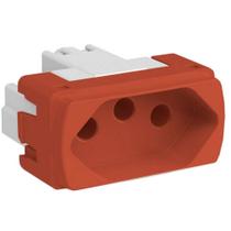 Módulo Tomada 2 Pinos + Terra 20 Amperes Vermelho Miluz - S3B70359 - SCHNEIDER