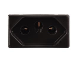 Modulo Tomada 20A 250V Preto Liz/tablet/Lux/Giz - Tramontina