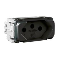 Módulo Tomada 20A 2P+T 250V Composé Preto WEG