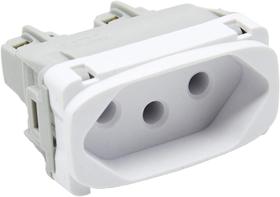 Módulo Tomada 20A 2p+T Branca Gracia 85314 Alumbra