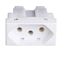 Módulo Tomada 20A 2P + T Branca Siena Alumbra 6088