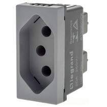 Módulo Tomada 20A 2p+T Cinza Legrand 615060CZ Pial Plus+ Módulo Tomada 20A 2p+T Cinza Legrand 615060CZ Pial Plus+