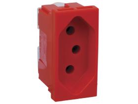 Módulo Tomada 20A 2p+T Vermelha Legrand 615079VM Pial Plus+