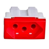 Módulo Tomada 20A 2p+T Vermelha Siena 6090 Alumbra