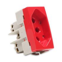 Módulo Tomada 20A 2P+T Vermelha Sleek MarGirius