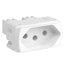 Modulo Tomada 20A 3 Pinos Schneider Miluz Modulo Tomada 20A 3 Pinos Schneider Miluz