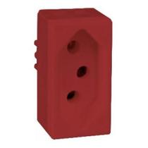 Módulo Tomada 20A - Blux Home Vermelha - Bh10379-9Vm
