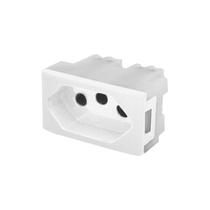 Módulo Tomada 20A Branco Linha 50.000 Pezzi Módulo Tomada 20A Branco Linha 50.000 Pezzi