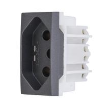 Módulo Tomada 20A Inova Pro Class Grafite 85460 Alumbra