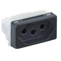 Módulo Tomada 20A - Tramontina Liz Grafite - Tlg049 Módulo Tomada 20A - Tramontina Liz Grafite - Tlg049