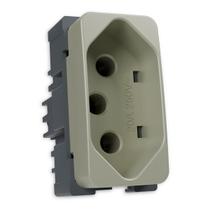 Módulo Tomada 20A três pinos MarGirius B3 Pérola Colors