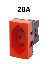 Modulo tomada 20a vermelha - 2374 evidence fame Modulo tomada 20a vermelha - 2374 evidence fame