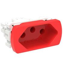 Módulo Tomada 20A Vermelho - Enerbras Neo Sottile