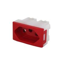Módulo Tomada 20A Vermelho Linha 50.000 Pezzi Módulo Tomada 20A Vermelho Linha 50.000 Pezzi