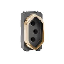 Modulo Tomada 2p+t 10a 250v 120v Grafite Novara