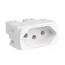 Módulo Tomada 2P+T 10A 250V Branca Tramontina