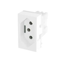 Módulo Tomada 2p+T 10a/250v Fame Evidence/Modulare/Blanc+