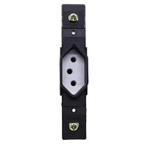 Módulo Tomada 2P+T 10A 250V Pb Preto Com Branco Losango Transmóbil 11413