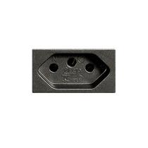 Módulo Tomada 2P+T 10A 250V sem Placa Caprice Pluzie