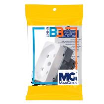 Módulo Tomada 2p+t 10a Branca B3 Margirius