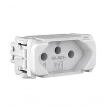 Modulo Tomada 2P+T 10A Branco Composé