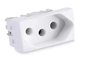 Módulo Tomada 2p+t 10a Branco Tramontina Liz Módulo Tomada 2p+t 10a Branco Tramontina Liz