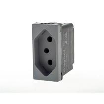 Modulo Tomada 2P+T 10A Pial Plus+ Legrand Cinza Acetinado